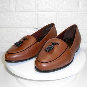 Trotters Leana Cognac Slip On Loafer Size 7 WW
